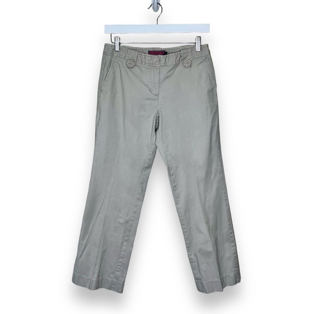 Vineyard Vines By Shep and Ian Cape Fit Khaki Chino Pants Womens 4 Tan Stretch